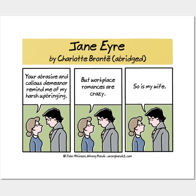 Jane Eyre (abridged) Wall Art by WrongHands